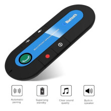 (bule) Draadloze handsfree auto Bluetooth-kit 4.1 zonnescherm Bluetooth-luidspreker luidspreker MP3-muziekspeler
