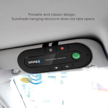 Multipoint Speakerphone 4.1+EDR Draadloze Handsfree Autokit MP3 Muziekspeler voor iPhone Android Dropship