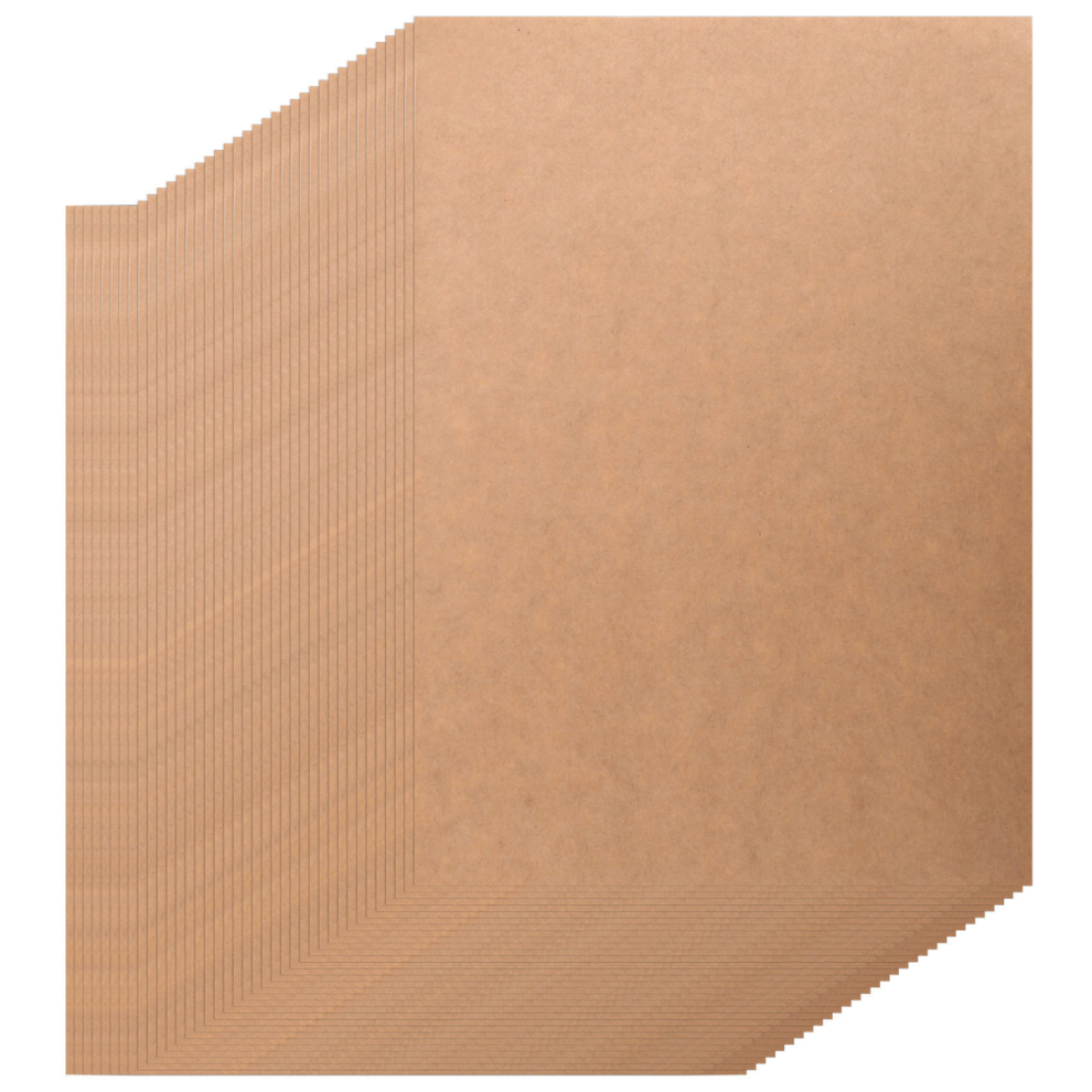 100 vellen A4 Kraft printbare sticker voor laser inkjet printer/kopieerapparaat