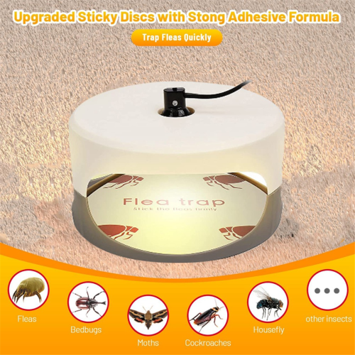 2PCS Fleas Traps for Inside Your Home Indoor Bed Bug Trap EU Plug 1