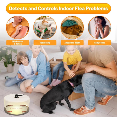 2PCS Fleas Traps for Inside Your Home Indoor Bed Bug Trap EU Plug 2