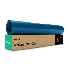 Cricut Value Iron On Navy Blue (12in x 5ft roll) - HTV Heat Transfer Vinyl