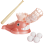 Children'S Footsteps Ejection Training Baseball Set Pink 2