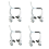 V Brake Front & Rear Caliper Tool Parts Set,B 1