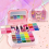 Kit trucco per bambini con specchio e giocattoli lavabili per il trucco 5