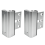 Home Security Door Lock Home Reinforcement Door Lock Silver 2