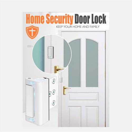 Home Security Door Lock Home Reinforcement Door Lock Silver 2