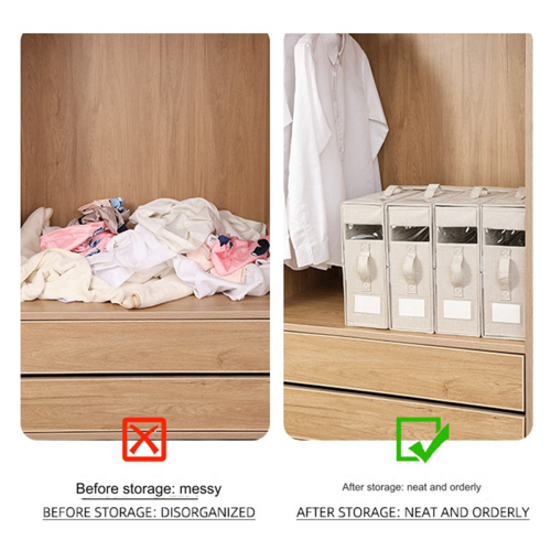 Bed Sheet Storage Box Clothing Sheet Organizer Wardrobe 2