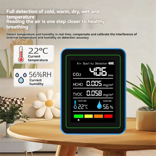 Επαναφορτιζόμενος ανιχνευτής CO2 USB, λευκός 2