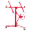 11ft Drywall Lifter with Rolling Casters Panel Hoist, Red 1