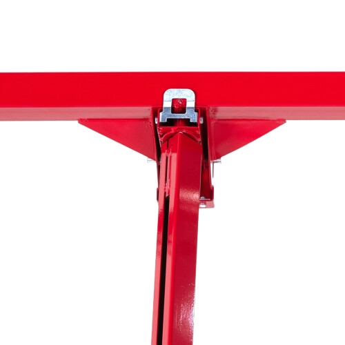 11ft Drywall Lifter with Rolling Casters Panel Hoist, Red 2