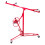 11ft Drywall Lifter with Rolling Casters Panel Hoist, Red 2