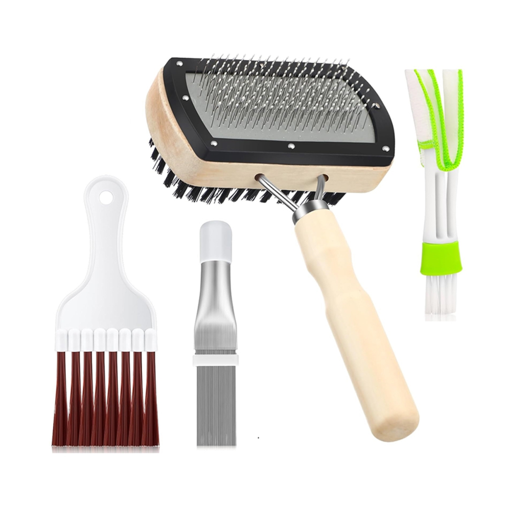 4Pieces Air Conditioner Condenser Fin Cleaning Brush, Ac Coil Cleaner 4852268478925
