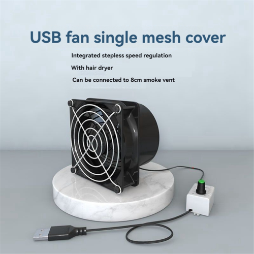 USB-Geschwindigkeitsregelungslüfter Rauchabsaugungslüfter 2
