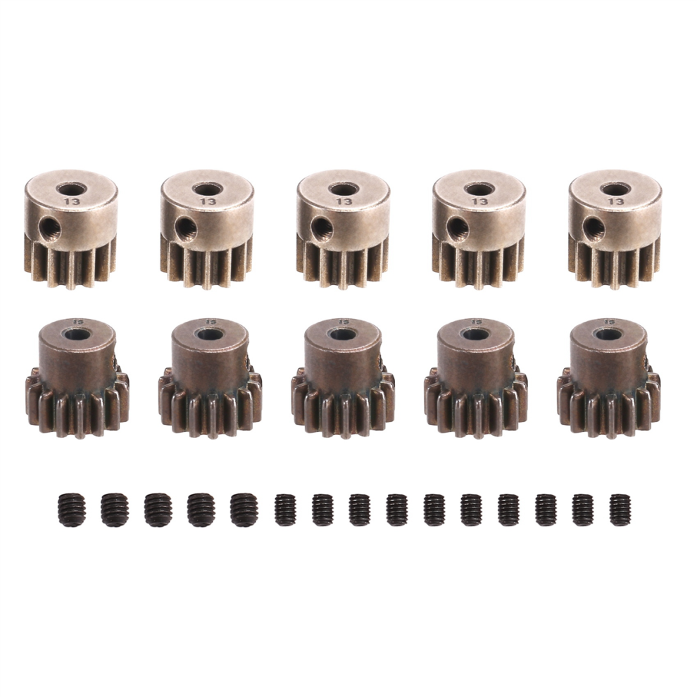 10Pcs Pinion Gear 32P 5Mm 13T 15T Steel 4852268481178