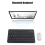 Πληκτρολόγιο για Tablet PC Αξεσουάρ Tablet Gaming Λευκό 6
