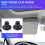 Black Sun Visor Clip Hook Holder 5G0857561B for Golf 4