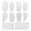 10Pcs Pottery Scraper Tool, Stainless Steel Pottery Serrated Tool 1