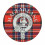 (MacFarlane) Single Scottish Circular Clan Crest Cork Backed Coaster - Mac Tartans 1
