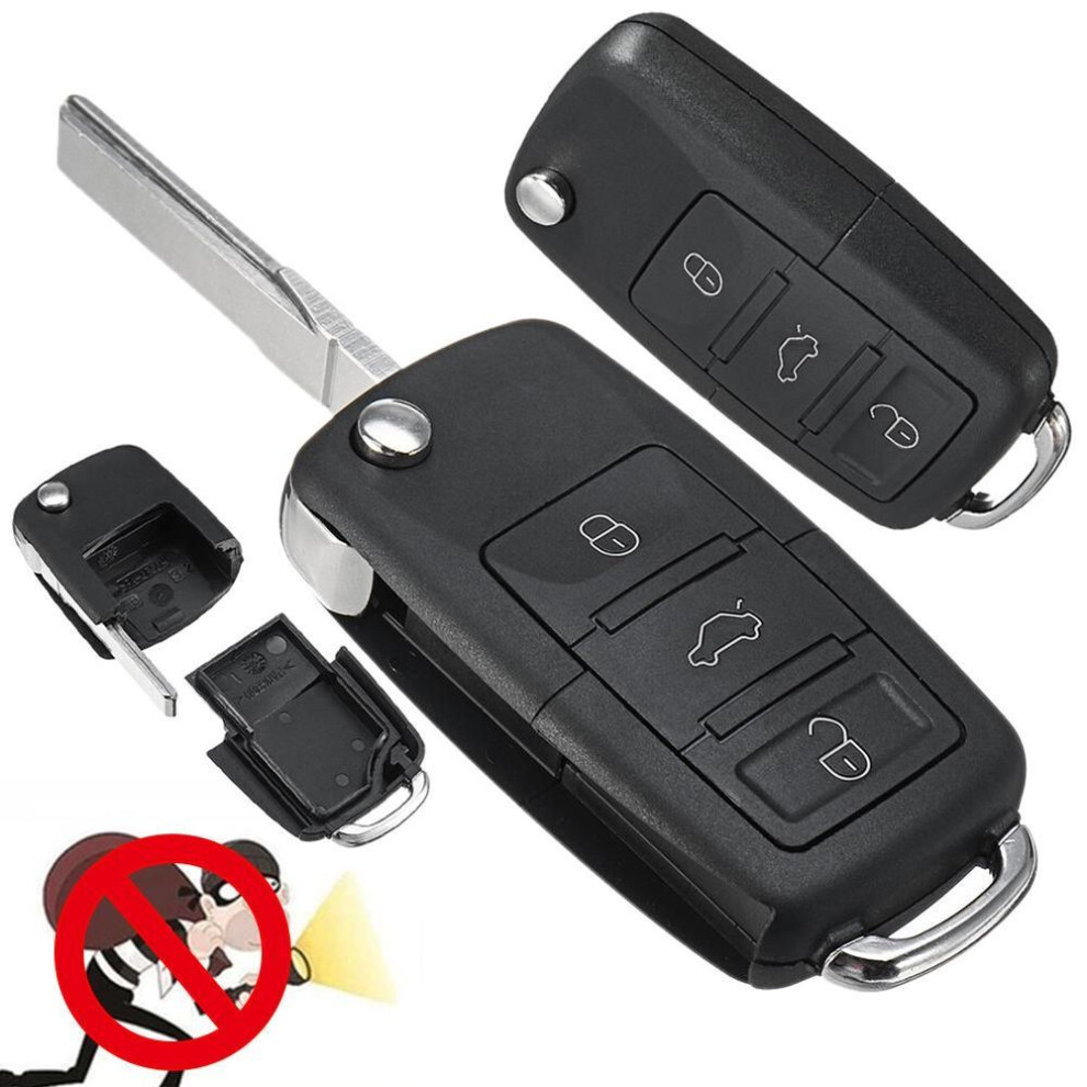 DYS Auto Shop Waterproof Anti-theft Stash Car Key Shape Hollow Storage Container Case Box
