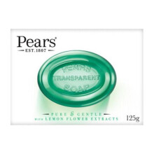 12 x Pears Transparent Soap Pure & Gentle with Lemon Flower Extracts 125g