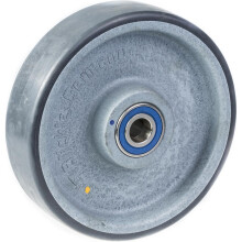 160mm Rad mit grauem, elektrisch leitfähigem, thermoplastischem Polyurethan auf Nylon