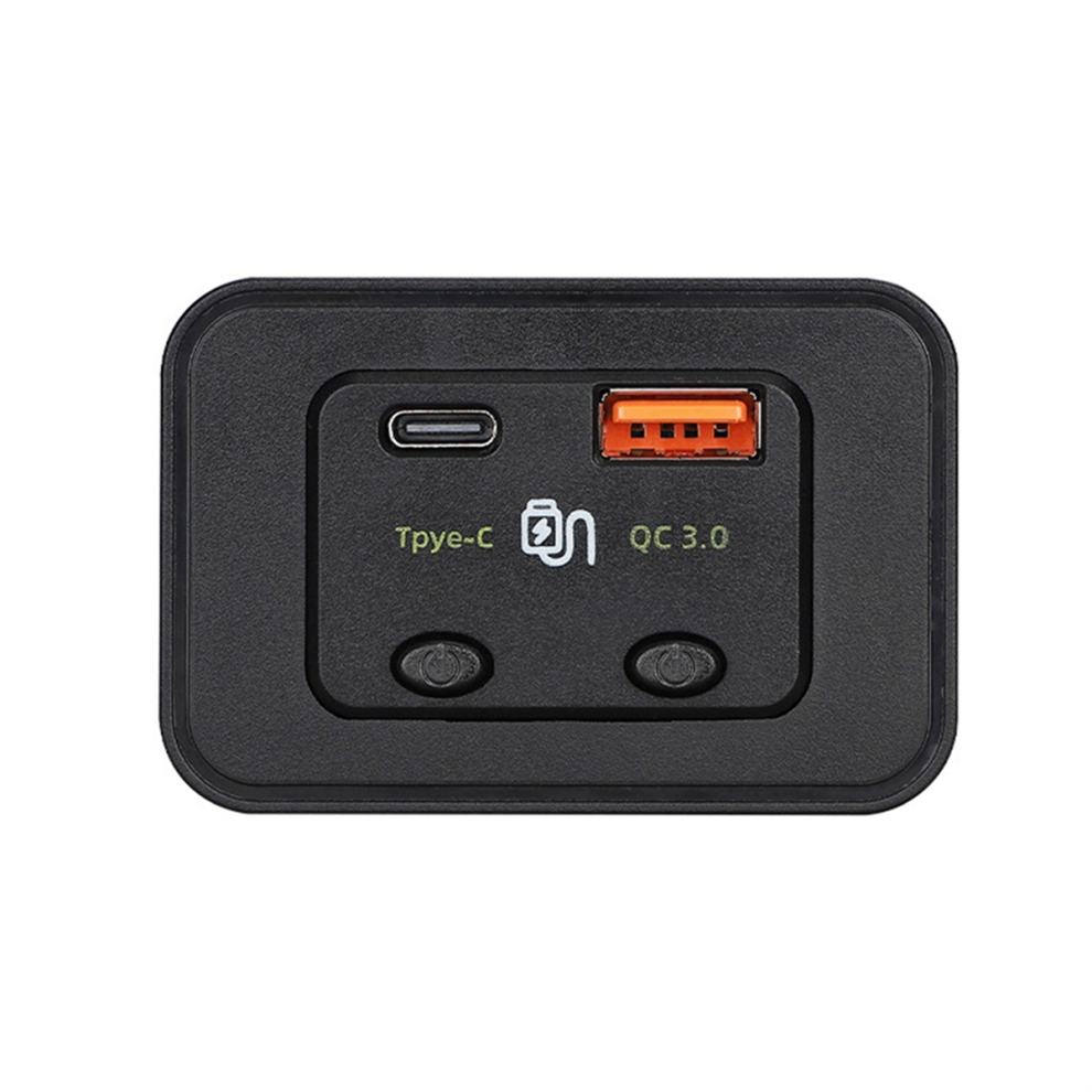 Caricabatterie Per Auto Qc Modificato Con Doppio Interruttore Di Ricarica Rapida Pd Da 48 W Per Telefono Cellulare