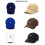 (Khaki)Gorra de béisbol sombrero para el sol ala ancha material de algodón ajustable transpirable moda 8