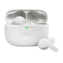 JBL Vibe Beam True Wireless Headphones - White Small (Renewed)