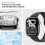 Spigen Spigen EliteShield EZ Fit Screen Protector designed for Apple Watch Series 10 (42mm) - 2 Pack 9