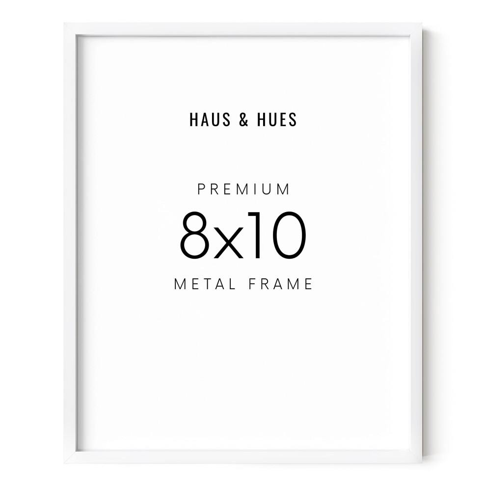 Cornice Per Foto Haus And Hues 8X10 - Cornice Bianca 8X10 Cornice In Alluminio 8X10 Cornice 8X10 Cornice Bianca Per Foto 8X10 Cornice Per Poster
