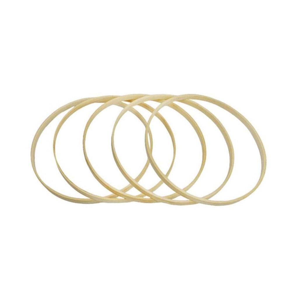 (20cm) 7 Sizes Wreath Diy Art Craft Embroidery Knit Tool Bamboo Circle Wooden Frame Hoop Crafts Hoops