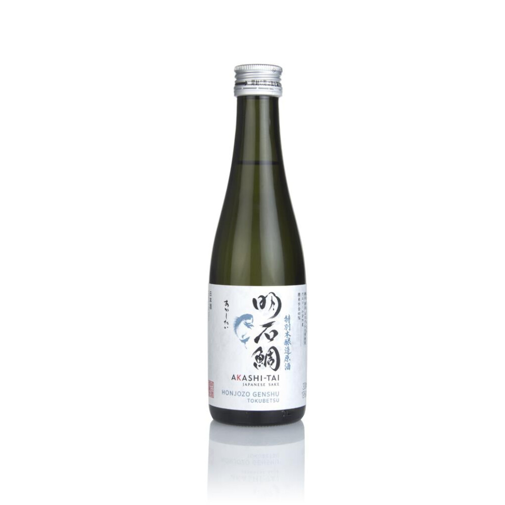 Akashi-Tai Honjozo Genshu Tokubetsu Sake - 30Cl, 19% Abv, Crafted With Gohyakumangoku Rice