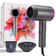 Professional Foldable Hair Dryer Ionic Salon Dryer Fast & Powerful