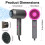 Professional Foldable Hair Dryer Ionic Salon Dryer Fast & Powerful 2