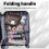 Professional Foldable Hair Dryer Ionic Salon Dryer Fast & Powerful 8