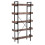 Living And Home 5 Tier Industrial Shelving Unit Bookcase Display Shelf 4