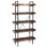 Living And Home 5 Tier Industrial Shelving Unit Bookcase Display Shelf 3