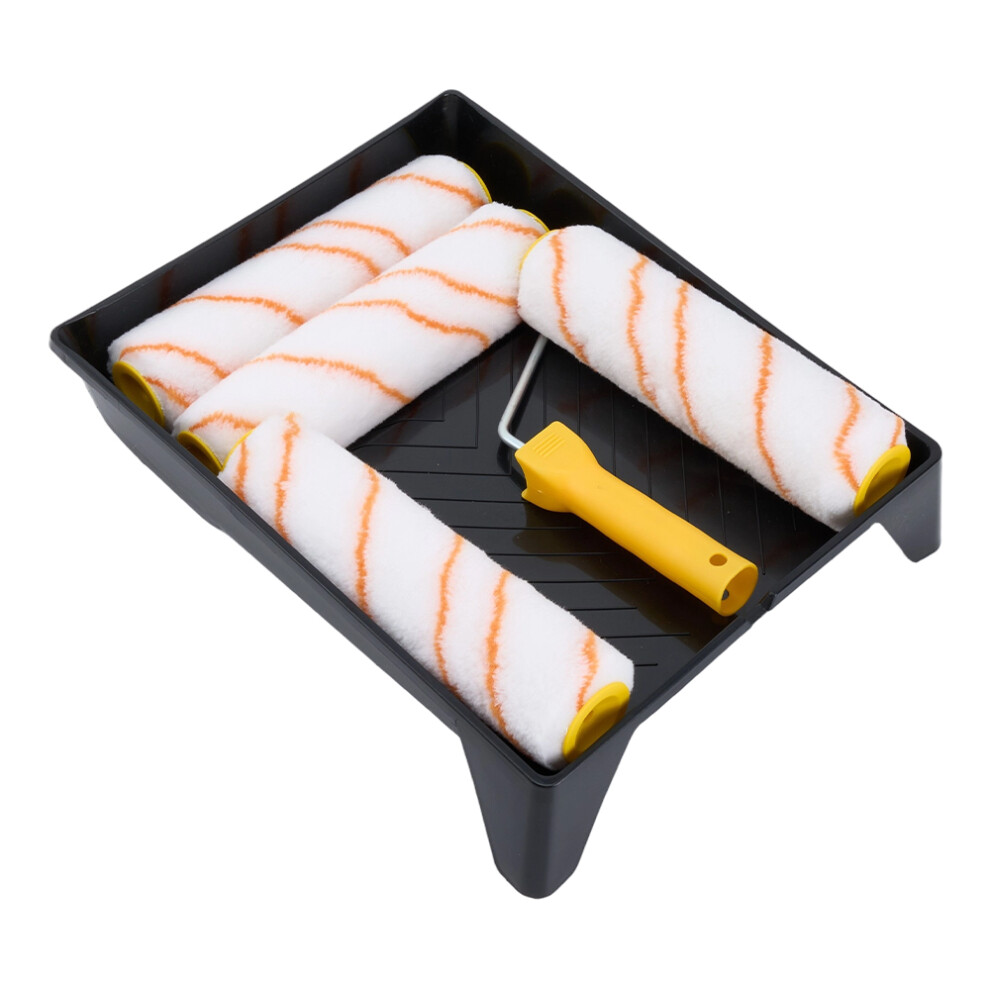 6-Piece 9inch Paint Roller Set with Paint Tray
