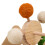 Living And Home Interactive Rotating Cat Scratcher with Colorful Sisal Balls 5