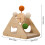 Living And Home Interactive Rotating Cat Scratcher with Colorful Sisal Balls 6