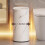 (black) Modern Waste Basket Large Capacity Marble Pattern Trash Can Multi-Purpose Use Bathroom Narrow Small 4