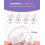Portable White Nuliie Wearable Breast Pump Double Pack 3