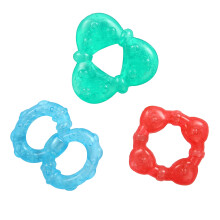 Bright Starts Stay Cool Teethers Water-Filled & Chillable BPA Free Teething Toy Ages 3 Months+ Unisex 3-Pack
