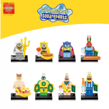 8pcs SpongeBob Minifigures Doll Set Kids Toys Gifts Fit Lego