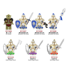 7pcs Roman Soldiers Castle Knight Mini Figures Fit Lego
