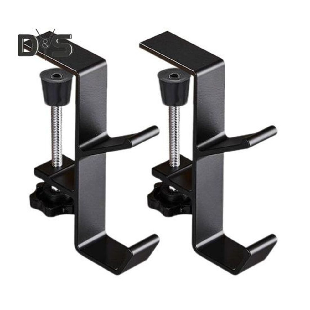 (black, 2pcs) 1/2/4/6pcs Christmas Stocking Holders Rust-proof Scratch-resistant Adjustable Garland Hangers Fireplace Stocking Holders