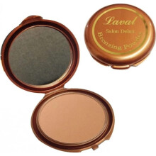 Laval Salon Delux Bronzing Powder Bronzer Medium Compact with Mirror