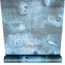 (Full Roll) Blue Space and Planet Washable Wallpaper Non-Pasted, Strippable Decor