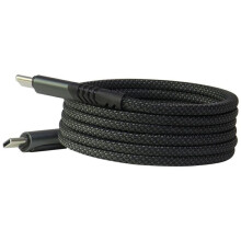 Audi USB C to USB C 2.0 Charge &amp; Sync Cable 20V 3A 60W Black - AU-CB01CTC-GT/D1-BK